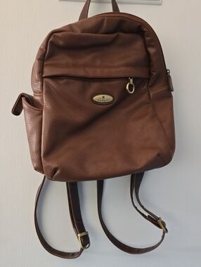 Rosetti Brown Leather Mini Backpack